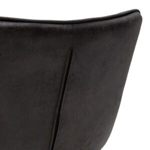 Spisebordsstol - Carnaby Dining Armchair, Pellini læder Espresso - Bestillingsvare