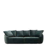Sofa - Courtney Sofa 3,5 Seater, velvet IV, turquoise BESTILLINGSVARER Sofa - Courtney Sofa 3,5 Seater, velvet IV, turquoise BESTILLINGSVARER