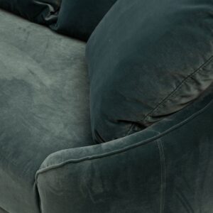 Sofa - Courtney Sofa 3,5 Seater, velvet IV, turquoise BESTILLINGSVARER