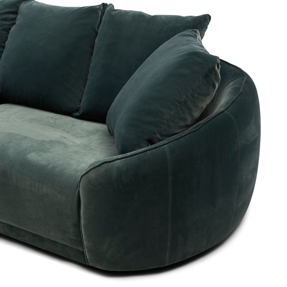 Sofa - Courtney Sofa 3,5 Seater, velvet IV, turquoise BESTILLINGSVARER Sofa - Courtney Sofa 3,5 Seater, velvet IV, turquoise BESTILLINGSVARER