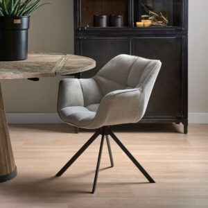 Carnaby Dining Armchair, mouliné linen, fabulous flax BESTILLINGSVARER
