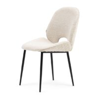 Spisestol – Mr. Beekman Dining Chair, bouclé, white sand UDSTILLINGSMODEL, HAR 1 STK. Spisestol – Mr. Beekman Dining Chair, bouclé, white sand UDSTILLINGSMODEL, HAR 1 STK.