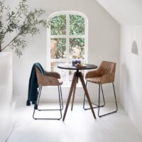 Barstoel Frisco Drive - Pellini læder. BESTILLINGSVARER