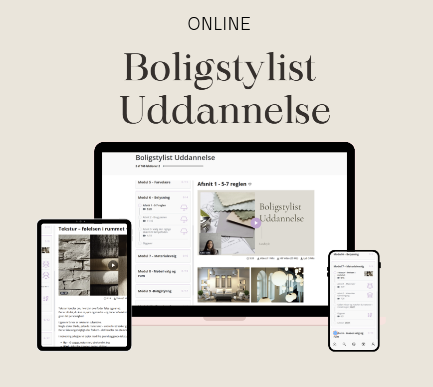 Bliv Boligstylist - Online Uddannelse Bliv Boligstylist - Online Uddannelse