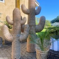 Statue Rustic Rattan Kaktus, S Statue Rustic Rattan Kaktus, S