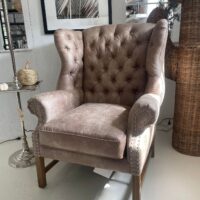 Lænestol – Franklin Park Wing Chair, Pellini Camel Lænestol – Franklin Park Wing Chair, Pellini Camel