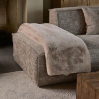 Plaid i pels - Heather Alba Faux Fur Throw 180x130
