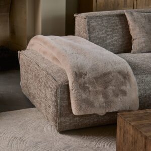 Plaid i pels - Heather Alba Faux Fur Throw 180x130