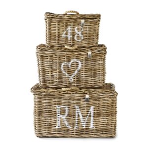 Rustic RattanClassic RM Basket Set of 3 BESTILLINGSVARER