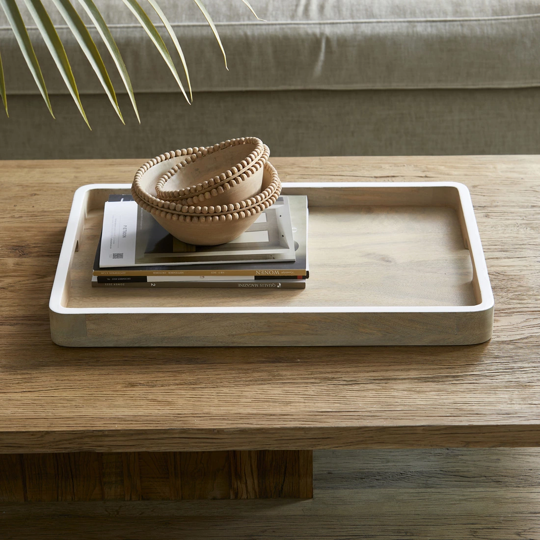 Træbakke m. håndtag - Tray Macumba, 60x40 Træbakke m. håndtag - Tray Macumba, 60x40