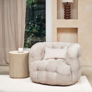 Lænestol Arosa Swivel Armchair Natural BESTILLINGSVARER