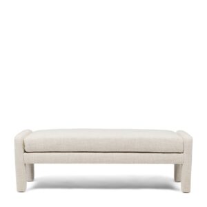 Bænk - Avalon Bench Antique White BESTILLINGSVARER