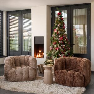 Lænestol Arosa Swivel Armchair Brown BESTILLINGSVARER