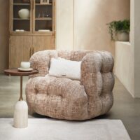 Lænestol Arosa Swivel Armchair Taupe BESTILLINGSVARER