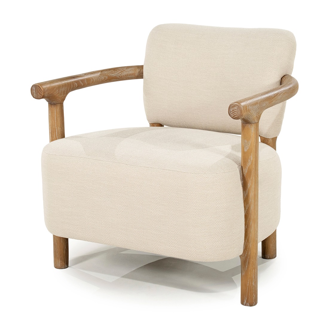 Lænestol Glenn Armchair Herringbone Beige BESTILLINGSVARER Lænestol Glenn Armchair Herringbone Beige BESTILLINGSVARER