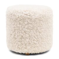 Puf - Bowery Footstool White Lion BESTILLINGSVARER