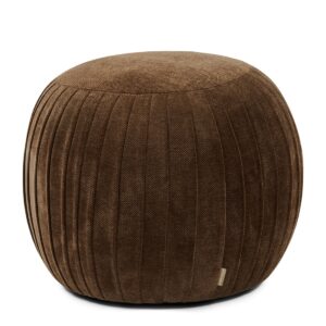 Puf - Paris Footstool, Vintage Jaquard, Grime Brown BESTILLINGSVARER