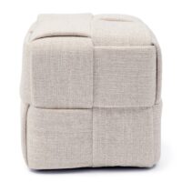 Puf - Qbic Stool 40x45 Ant White BESTILLINGSVARER Puf - Qbic Stool 40x45 Ant White BESTILLINGSVARER