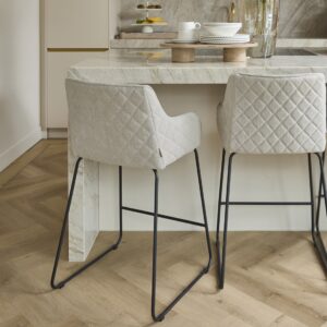 Barstol- Frisco Drive Counter Stool FabFlax BESTILLINGSVARER