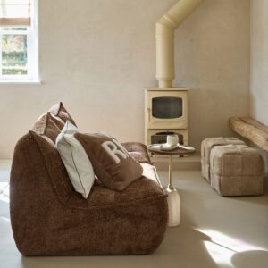 Puf - Qbic Stool 40x45 Soft Walnut BESTILLINGSVARER