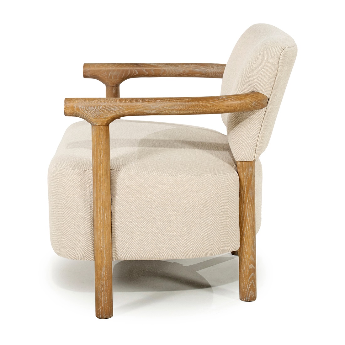 Lænestol Glenn Armchair Herringbone Beige BESTILLINGSVARER Lænestol Glenn Armchair Herringbone Beige BESTILLINGSVARER
