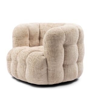 Lænestol Arosa Swivel Armchair Natural BESTILLINGSVARER