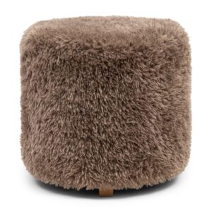 Puf - Bowery Footstool Raccoon Taupe BESTILLINGSVARER