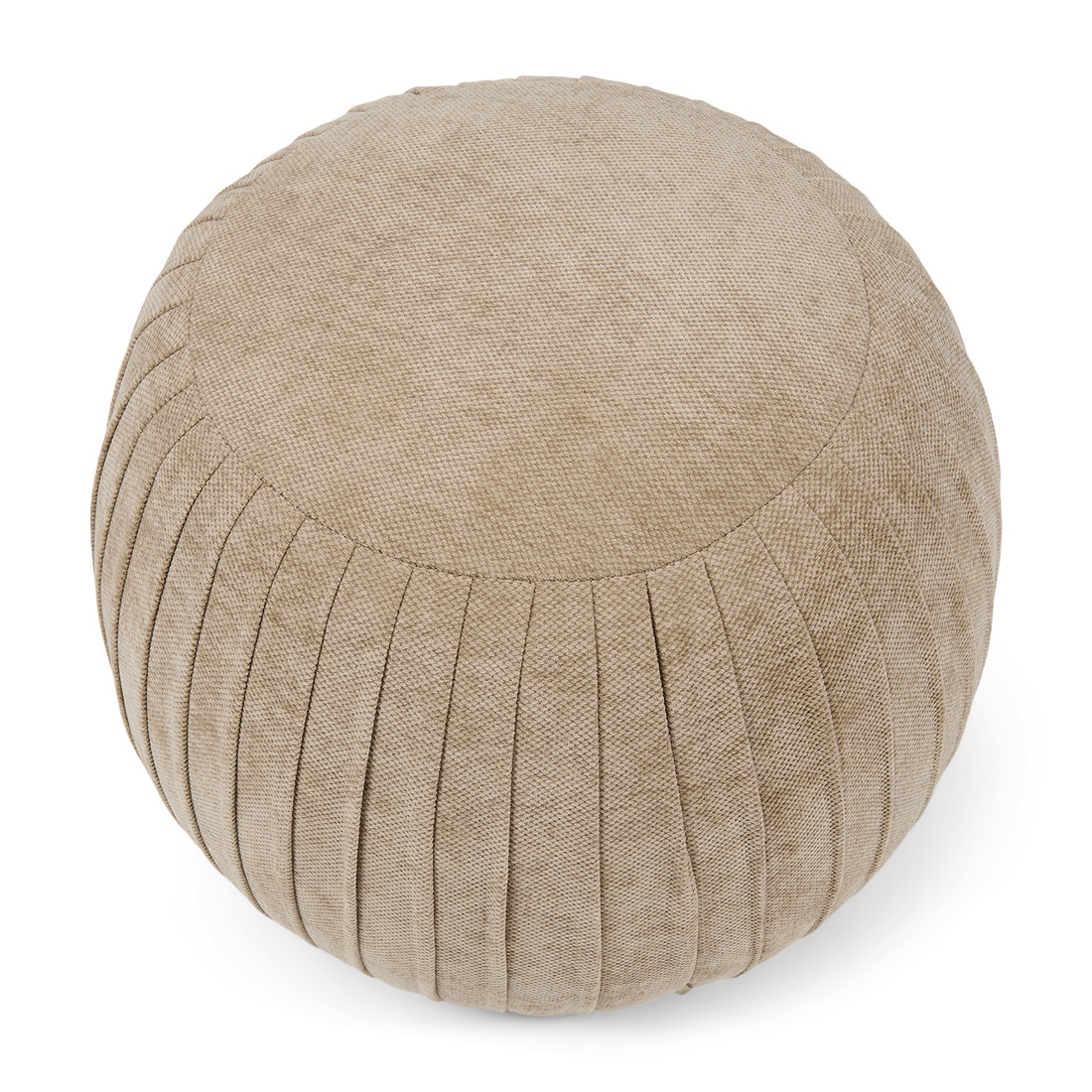Puf - Paris Footstool, Vintage Jaquard, Mild Cashmere BESTILLINGSVARER Puf - Paris Footstool, Vintage Jaquard, Mild Cashmere BESTILLINGSVARER