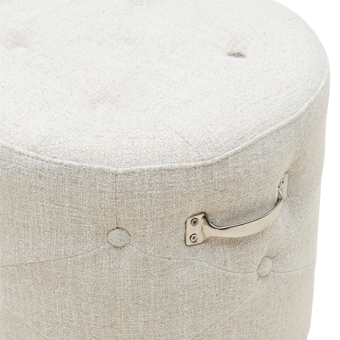 Puf Bowery Footstool Antique White - BESTILLINGSVARER Puf Bowery Footstool Antique White - BESTILLINGSVARER