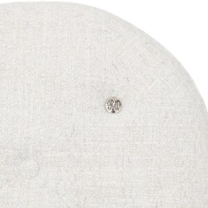 Puf Bowery Footstool Antique White - BESTILLINGSVARER