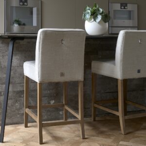 Barstol Cape Breton Counter Stool lin Flax BESTILLINGSVARER