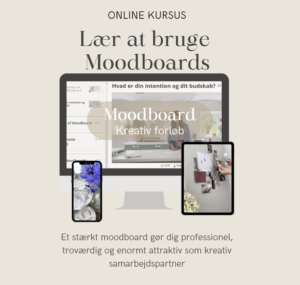 Lær hvordan du bruger Moodboard - Online kursus