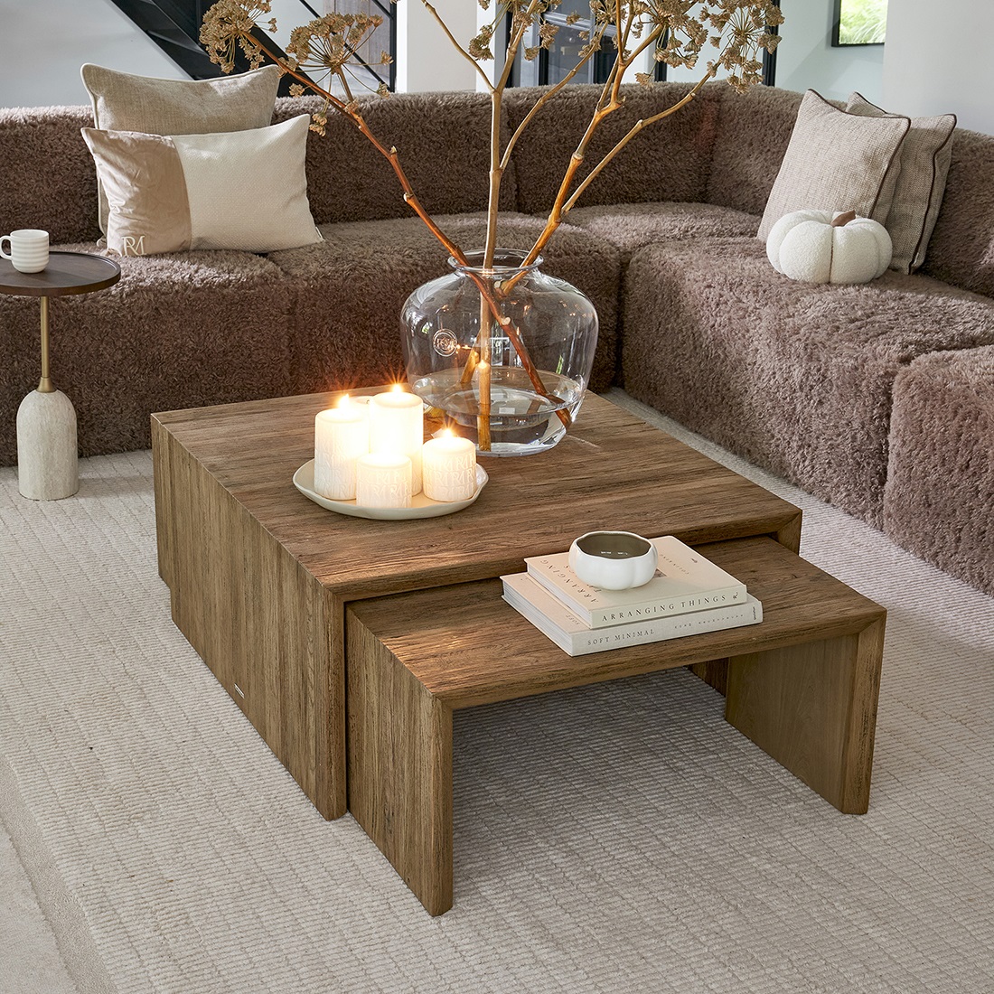 Sofabord Sant Mateu Coffee Table S/3 BESTILLINGSVARER Sofabord Sant Mateu Coffee Table S/3 BESTILLINGSVARER