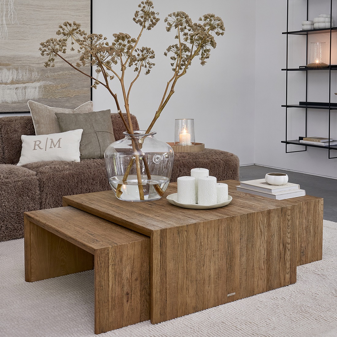 Sofabord Sant Mateu Coffee Table S/3 BESTILLINGSVARER Sofabord Sant Mateu Coffee Table S/3 BESTILLINGSVARER
