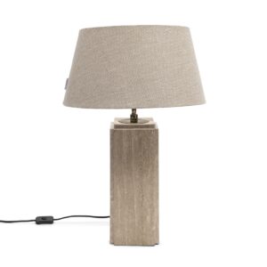 Lampeskærm - Linen Taper Lampshade flax BESTILLINGSVARER