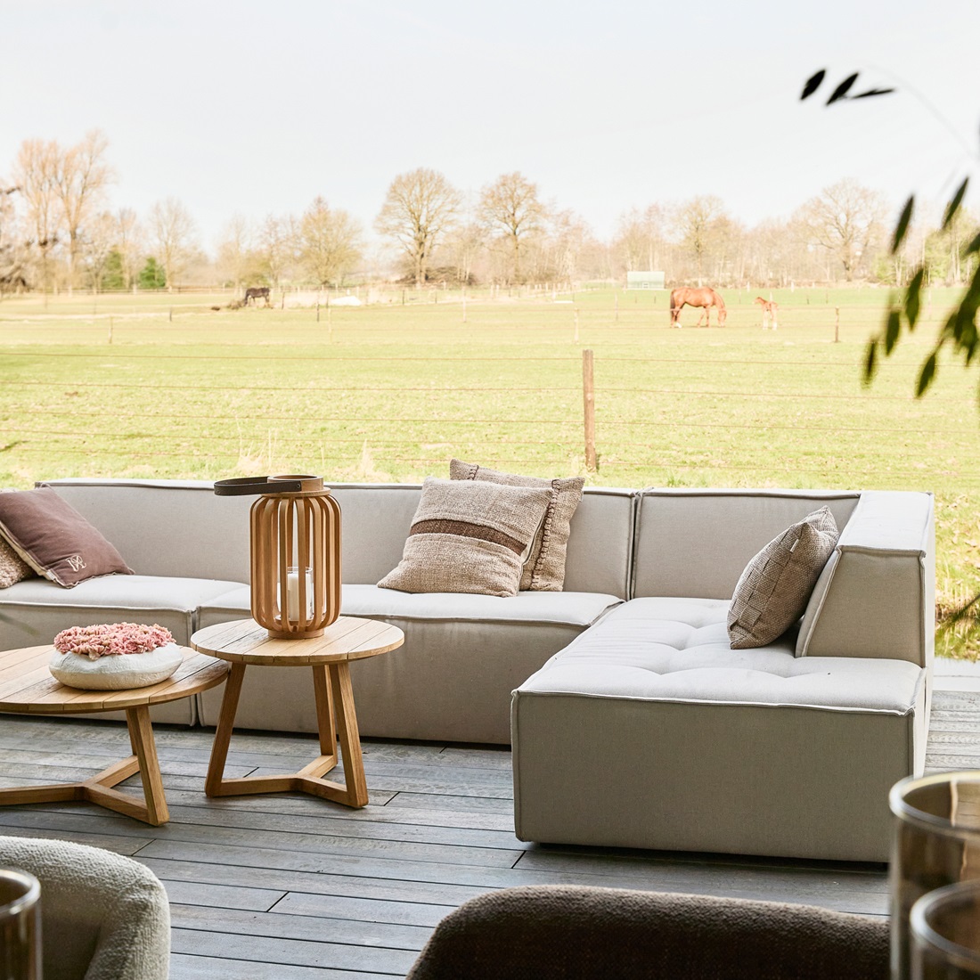 Sidemodul Venstre - Bellagio Outdoor Corner L Oak BESTILLINGSVARER Sidemodul Venstre - Bellagio Outdoor Corner L Oak BESTILLINGSVARER