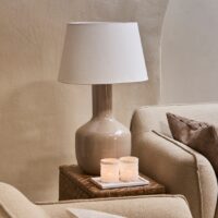 Chelan Lampshade 55x34 – elegant lampeskærm i Linnen