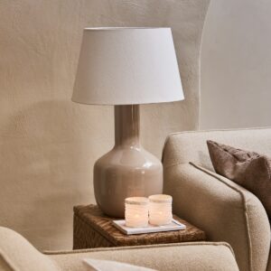Chelan Lampshade 55x34 – elegant lampeskærm i Linnen