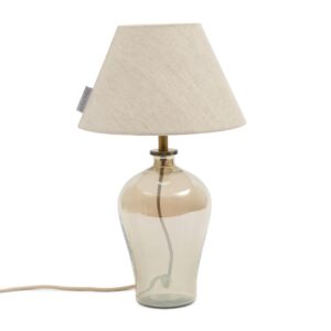 Anzio Table Lamp – elegant bordlampe i glas Inkl. Lampeskærm