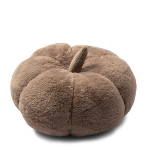 Græskar Pude - Pumpkin Faux Fur Box Pillow S